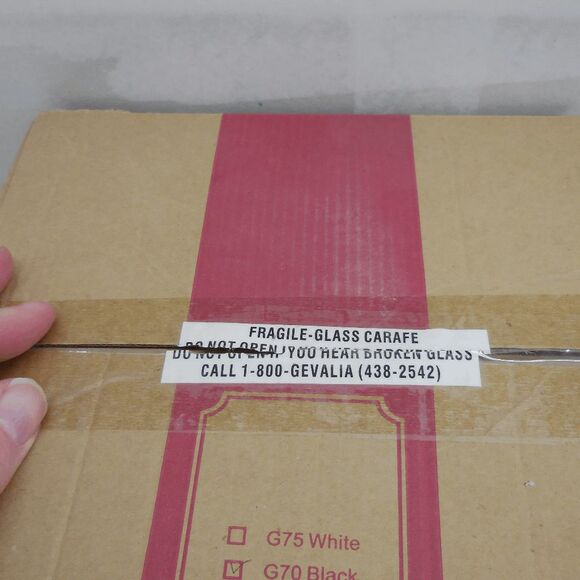 NEW Gevalia Kaffe 12 cup Automatic Coffee Maker CM500 Black Stainless G70 NIB - Picture 3 of 7